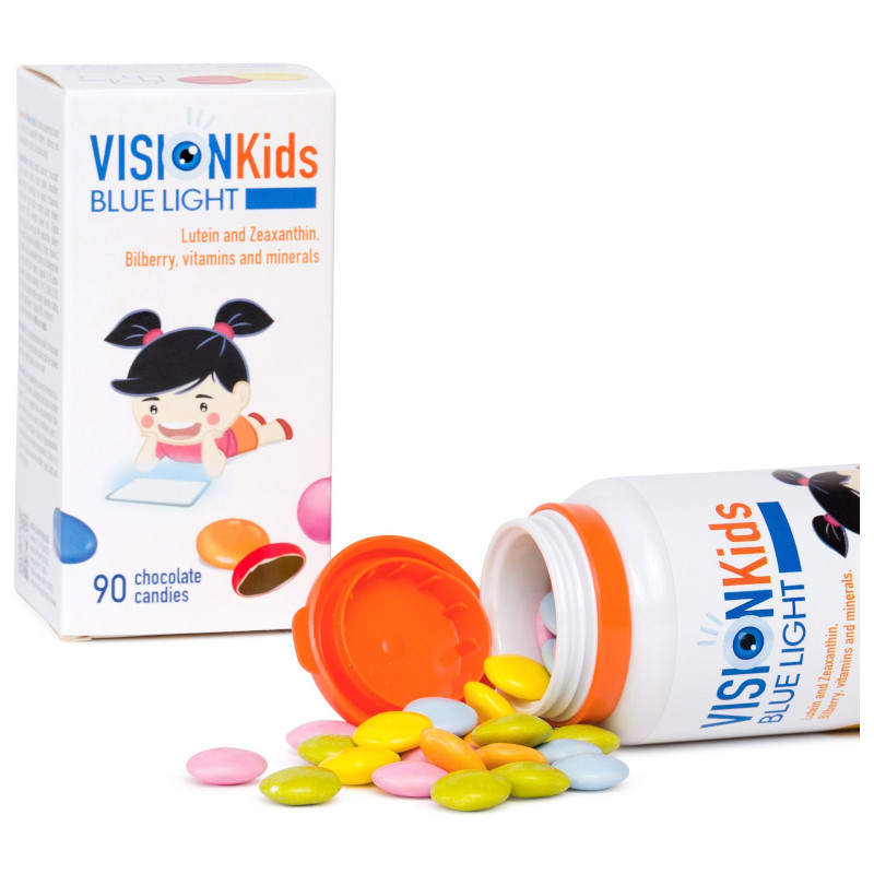 Vision Kids Blue Light  конфеты шоколадные 90 шт
