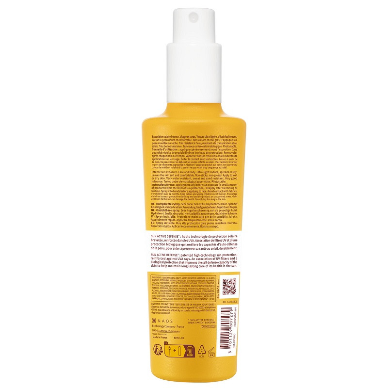 Bioderma Photoderm Спрей солнцезащитный SPF 50+ увлажняющий для лица и тела 200 мл