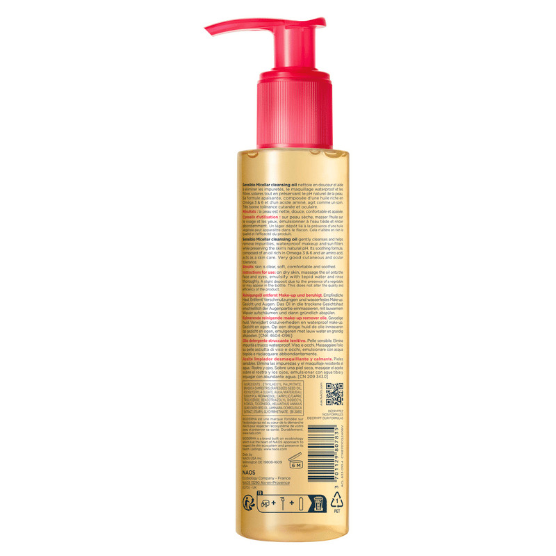 Bioderma Sensibio Масло мицеллярное очищающее для чувствительной кожи 150 мл