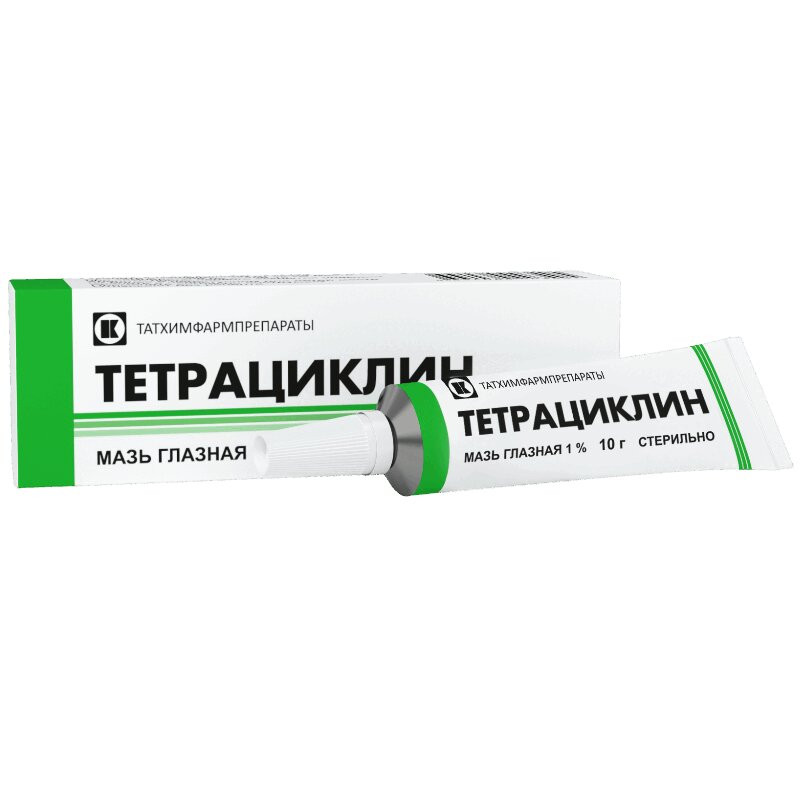 Тетрациклин мазь глазная 1% 10 г