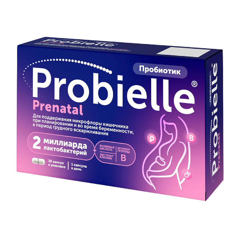 Probielle Prenatal Пробиотик капсулы 30 шт