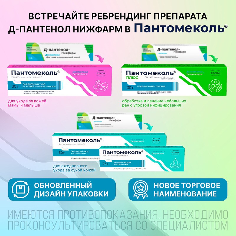 Пантомеколь Плюс 5,25%+0,802% крем для наружного применения 30 г