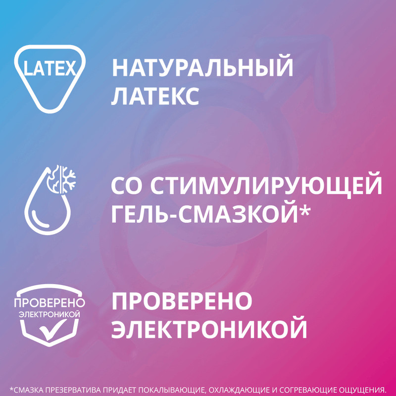 Contex You & Me Orgasmic Презервативы со стимулирующей смазкой 12 шт