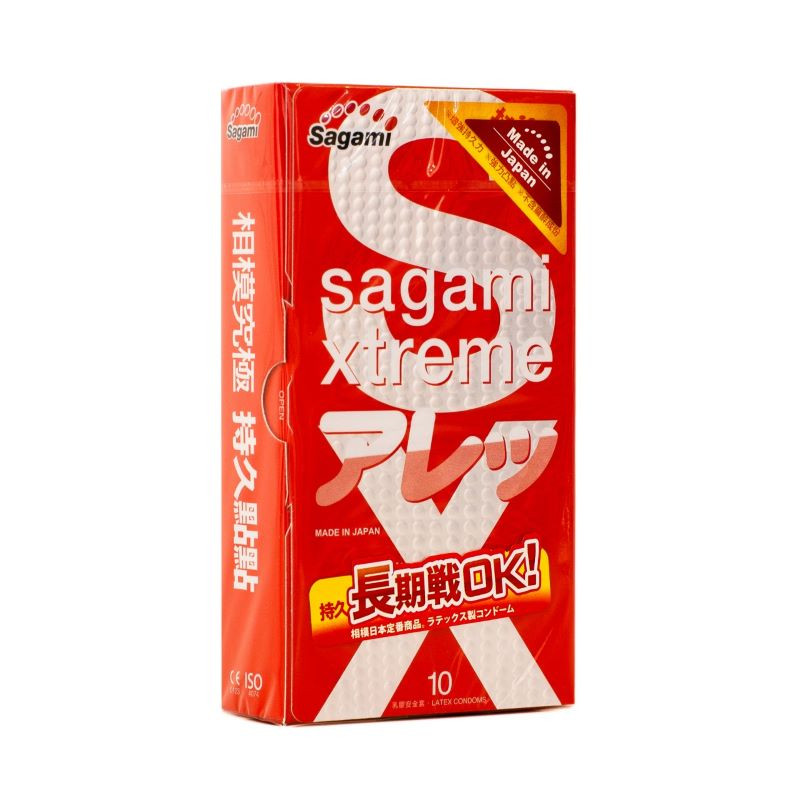 Sagami Экстрим Презервативы повышенной прочности с точками 10 шт