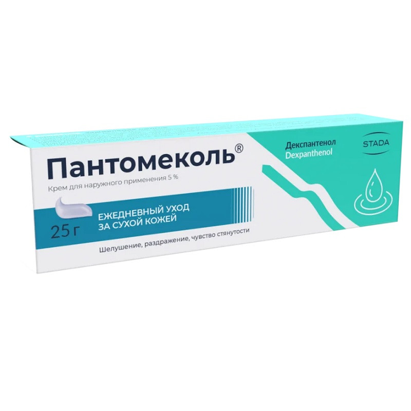Пантомеколь 5% крем для наружного применения 25 г