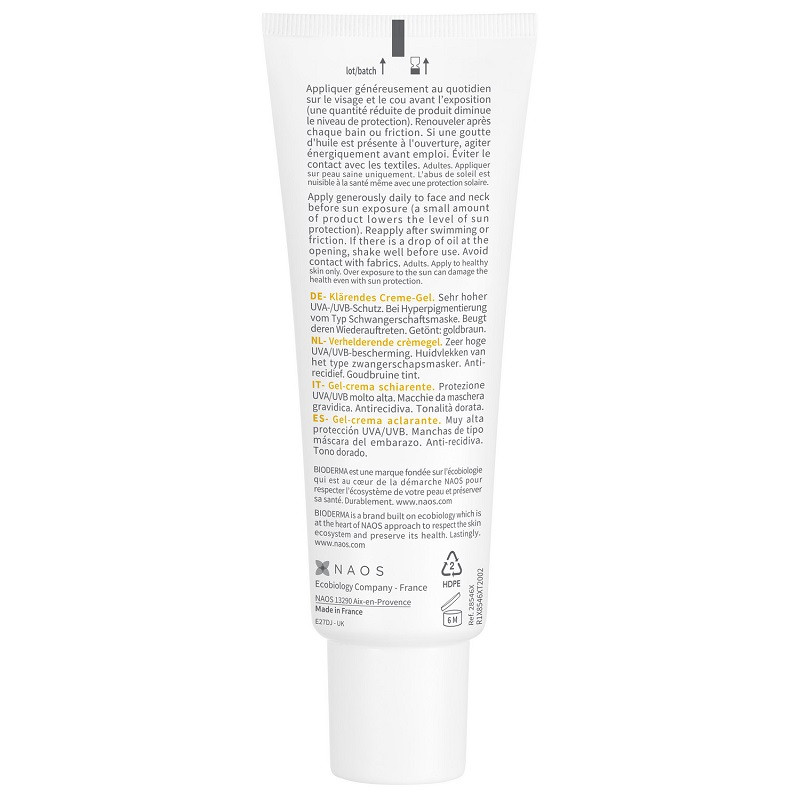 Bioderma Photoderm М Крем-гель тональный солнцезащитный SPF 50+ Темный оттенок 40 мл