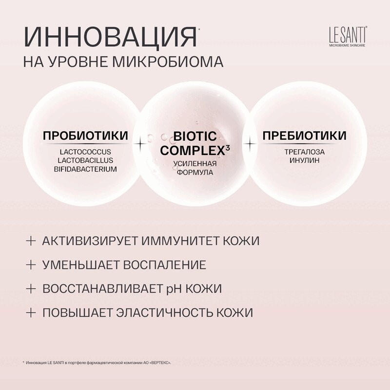 Le Santi Пенка очищающая для чувствительной и сухой кожи 150 мл