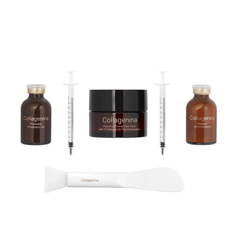 Collagenina Face Pack Grade 2 Гель 30 мл + Маска 50 мл + Эмульсия 30 мл
