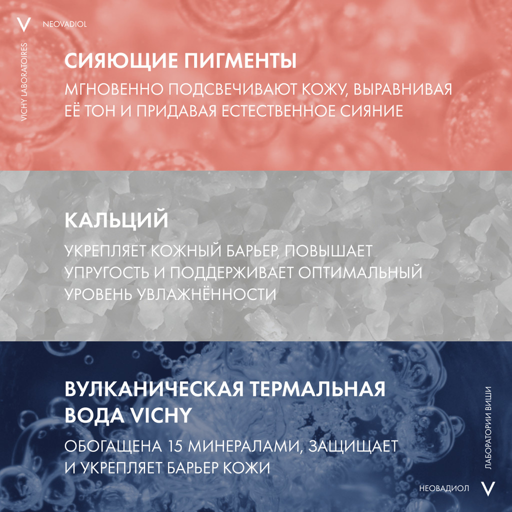 Vichy Neovadiol Rose Platinum Антивозрастной крем для кожи вокруг глаз от морщин и кругов 15 мл