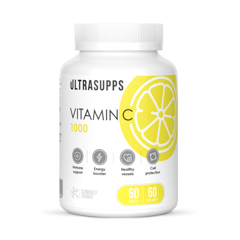 Ultrasupps Витамин С 1000 мг таблетки 60 шт
