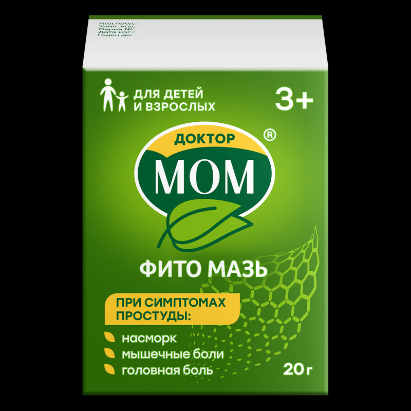 Доктор Мом Фито мазь для наружного применения 20 г