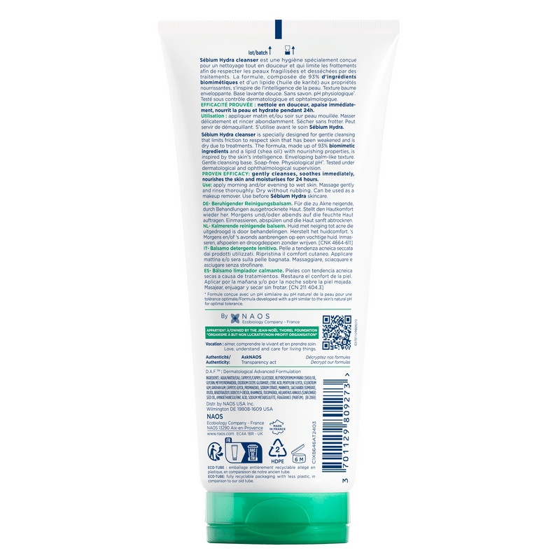 Bioderma Sebium Бальзам очищающий для кожи после использования пересушивающих средств 200 мл