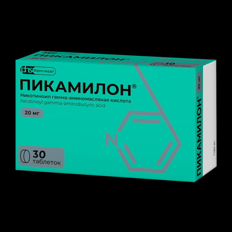 Пикамилон 20 мг таблетки 30 шт