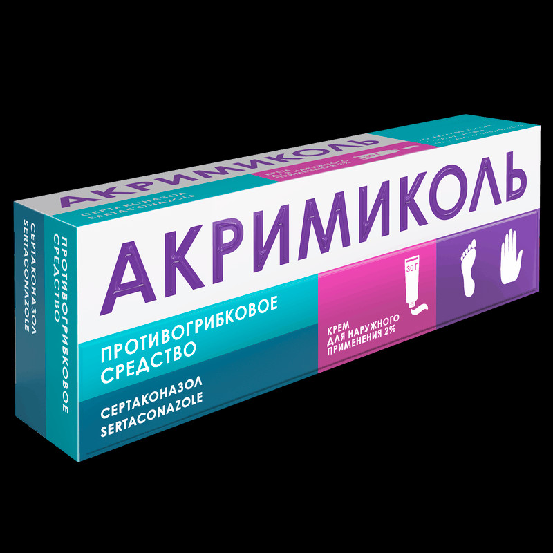 Акримиколь 2% крем для наружного применения 30 г