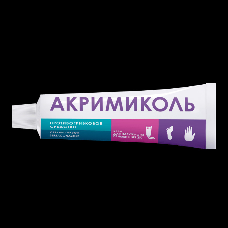 Акримиколь 2% крем для наружного применения 30 г