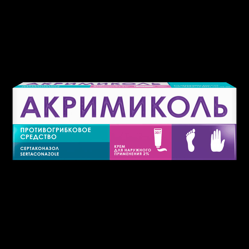 Акримиколь 2% крем для наружного применения 30 г