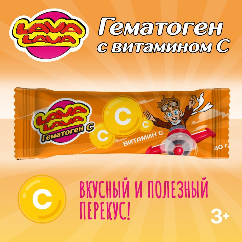 Лава Лава Гематоген с витамином С 40 г