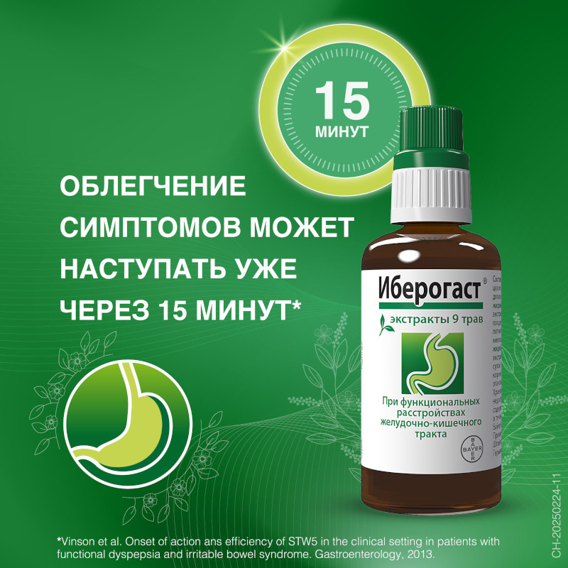 Иберогаст капли для приема внутрь 100 мл