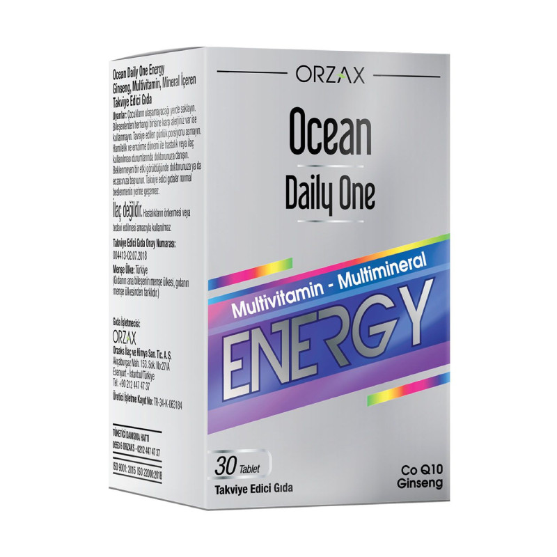 Orzax Ocean Daily One Energy Витаминно-минеральный комплекс таблетки 30 шт