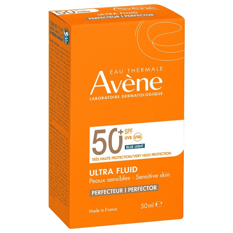 Avene Sun Флюид-перфектор для лица ультралегкий SPF 50+ 50 мл
