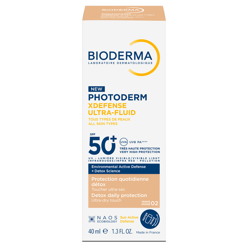 Bioderma Photoderm XDefence Флюид солнцезащитный SPF 50+ Светлый 40 мл
