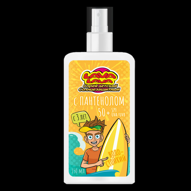 Lava Lava Спрей детский солнцезащитный с пантенолом SPF 50+ 150 мл