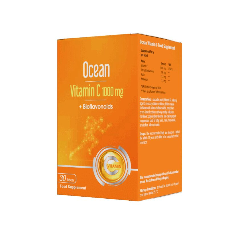 Orzax Ocean Vitamin C 1000 мг таблетки 30 шт