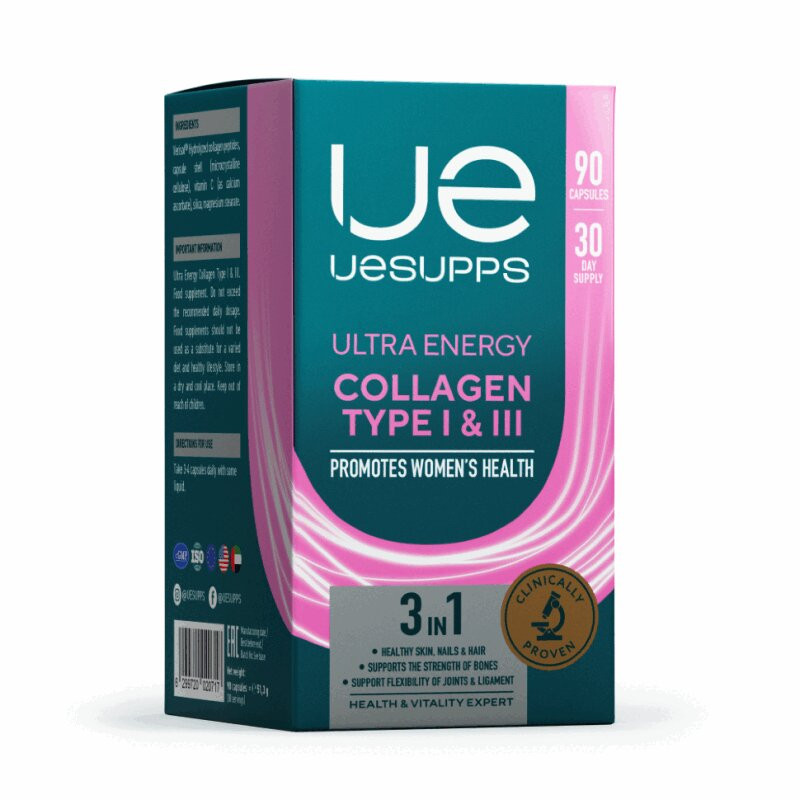 Uesupps Коллаген I и III типа капсулы 90 шт