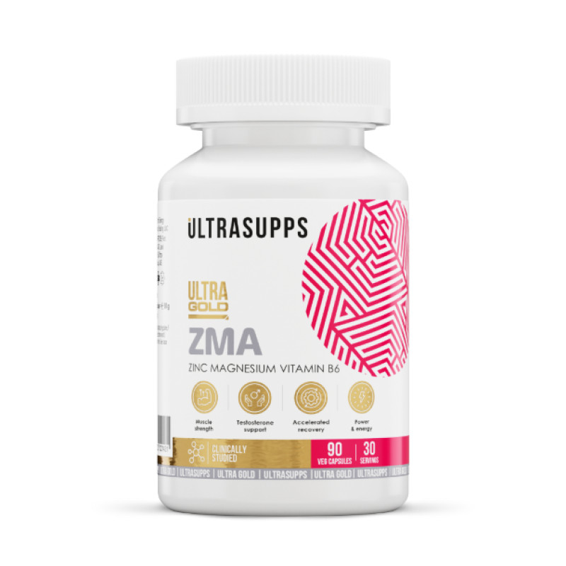Ultrasupps ZMA Цинк-Магний-Аспартат капсулы 90 шт