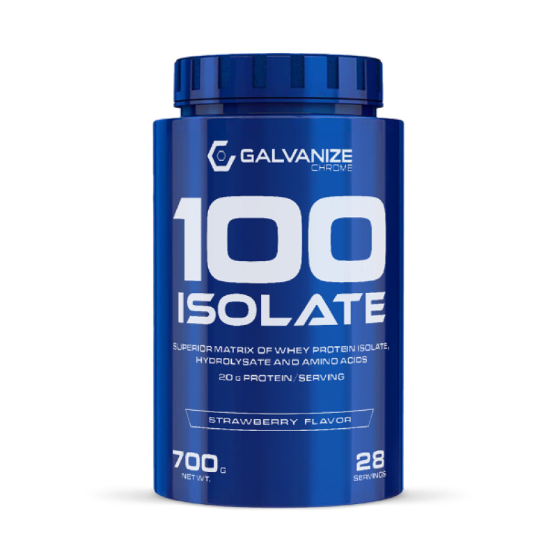 Galvanize 100 Изолят протеина порошок Клубника 700 г