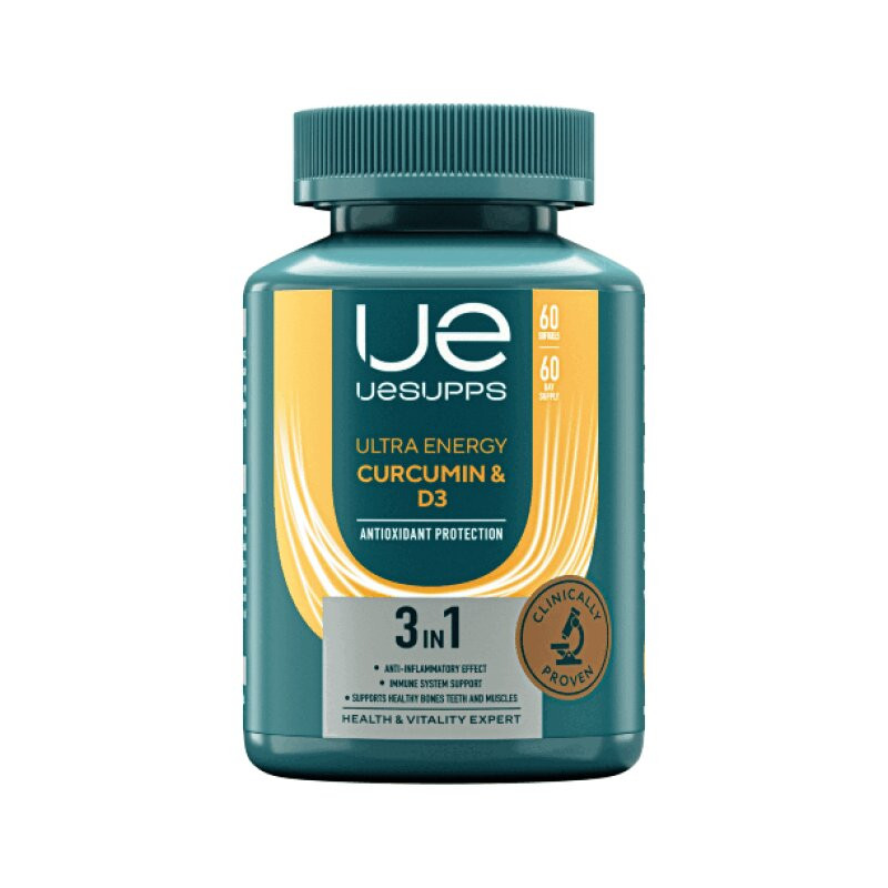 Uesupps Куркумин и Витамин Д3 капсулы 60 шт
