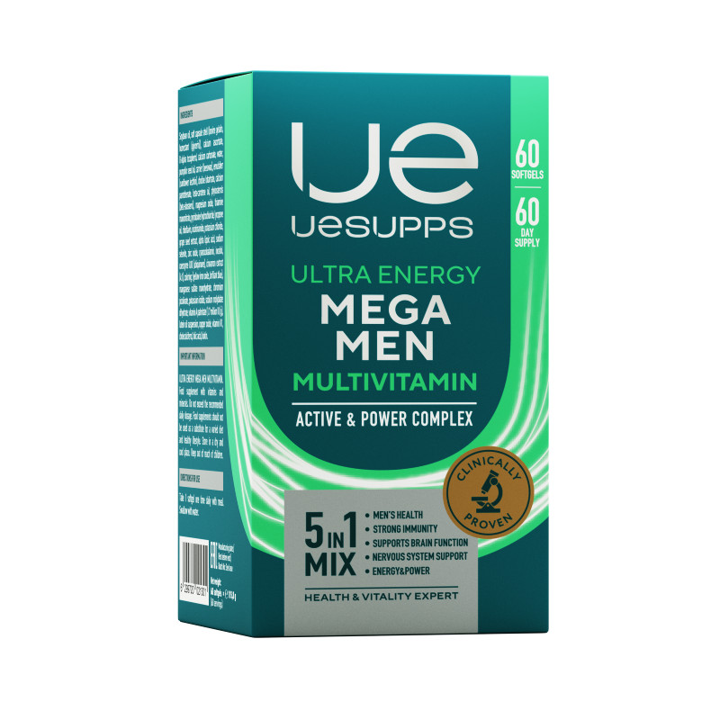 Uesupps Витаминно-минеральный комплекс для мужчин для энергии и силы капсулы 60 шт