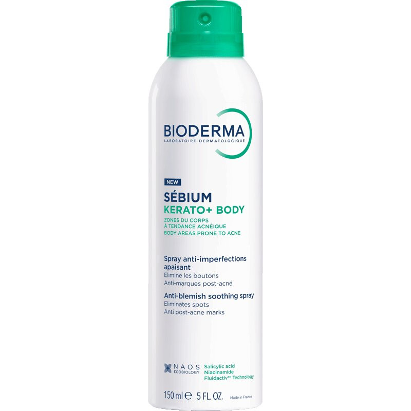 Bioderma Sebium Керато+ Спрей для тела против несовершенств 150 мл