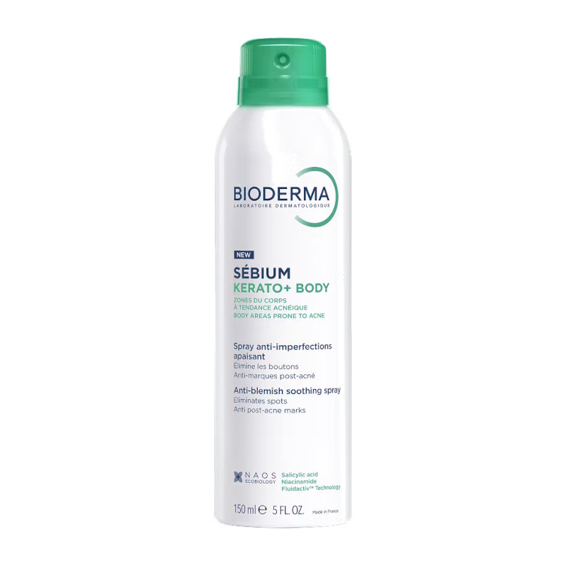 Bioderma Sebium Керато+ Спрей для тела против несовершенств 150 мл