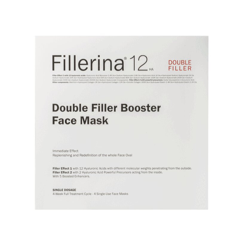 Fillerina 12HA Double Filler Booster Маска тканевая для лица 4 шт