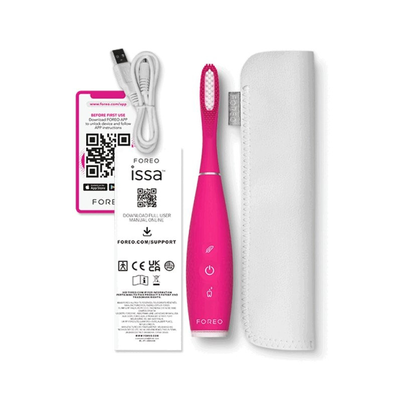 Foreo ISSA 4 Зубная щетка звуковая гибридная Фуксия