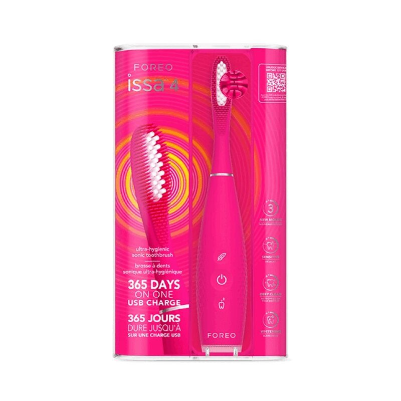 Foreo ISSA 4 Зубная щетка звуковая гибридная Фуксия