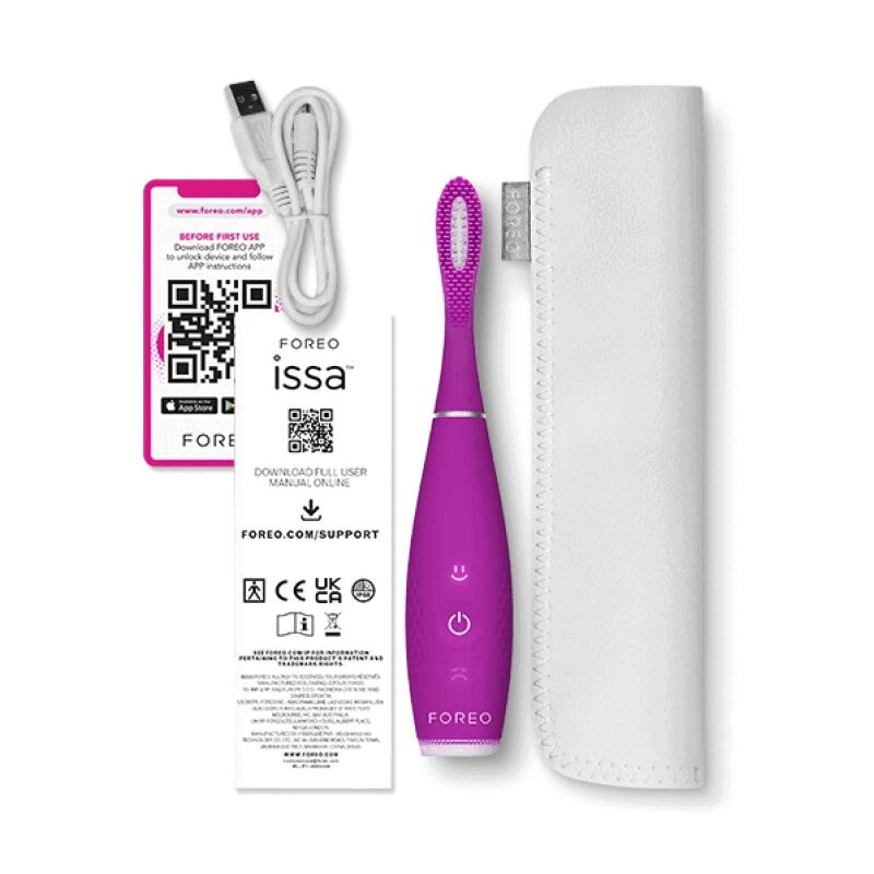 Foreo ISSA 4 Смайл Зубная щетка звуковая гибридная Зачарованная фиалка
