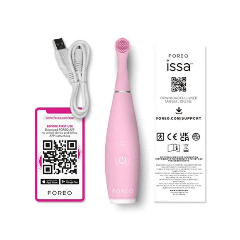 Foreo ISSA 4 Зубная щетка звуковая для детей Жемчужно-Розовый
