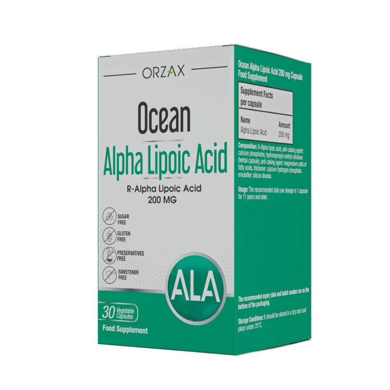 Orzax Ocean Alfa Lipoic Asit капсулы 30 шт
