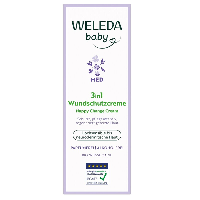 Weleda Baby Крем под подгузник для гиперчувствительной кожи с алтеем 50 мл