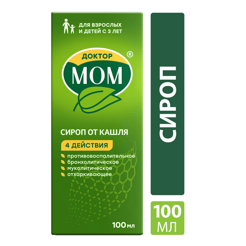 Доктор Мом сироп от кашля 100 мл