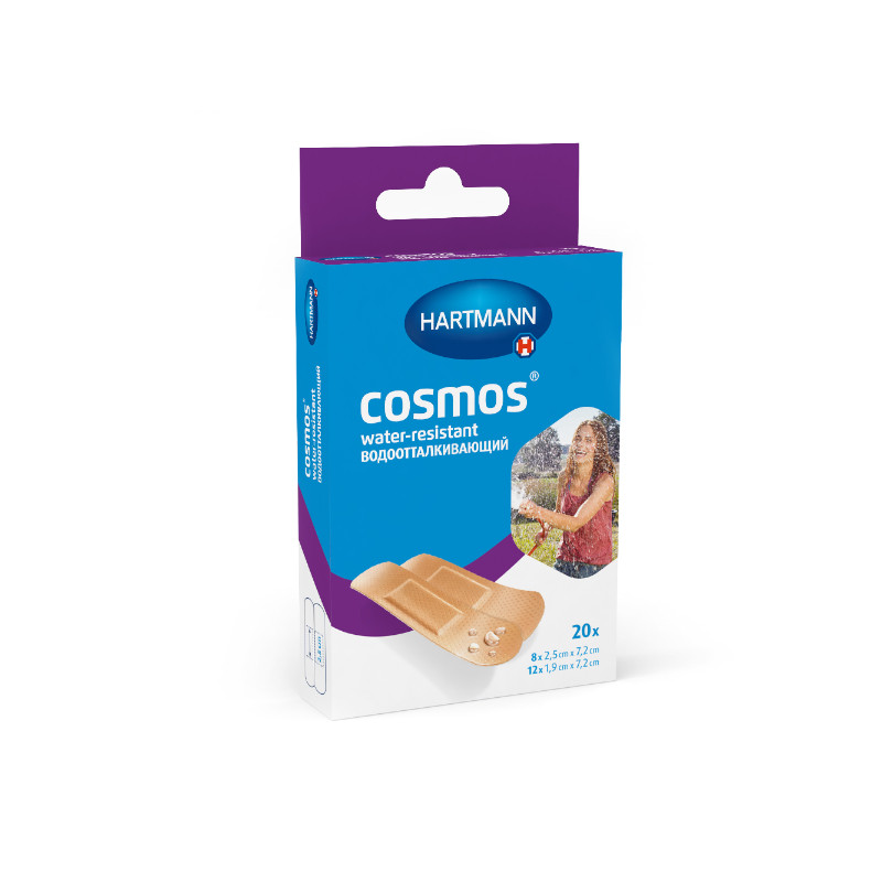 Cosmos Пластырь влагостойкий Набор 2 размера 20 шт