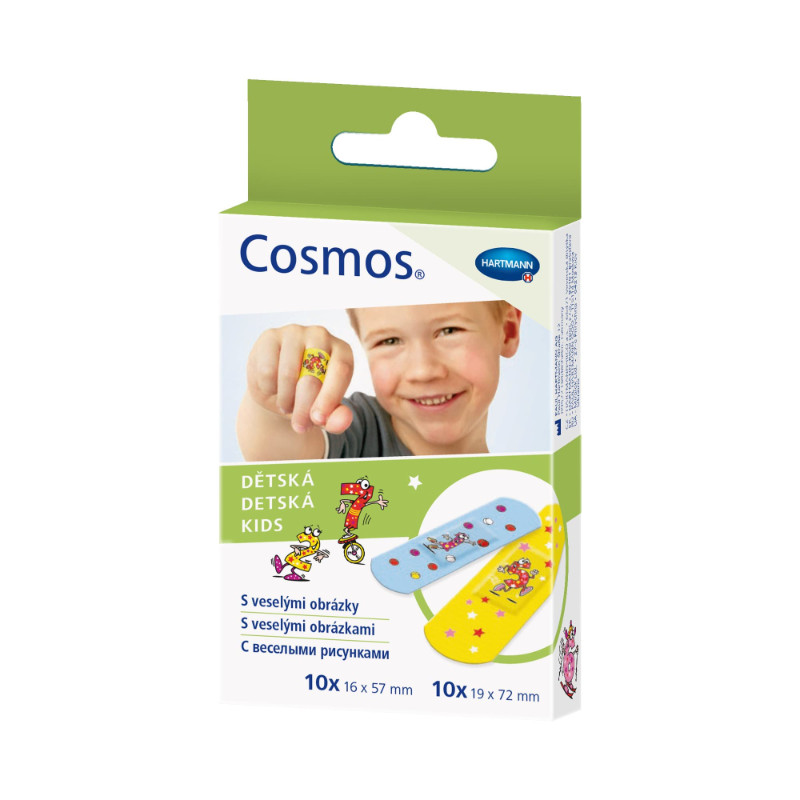 Cosmos Kids Пластырь бактерицидный для детей Набор 20 шт