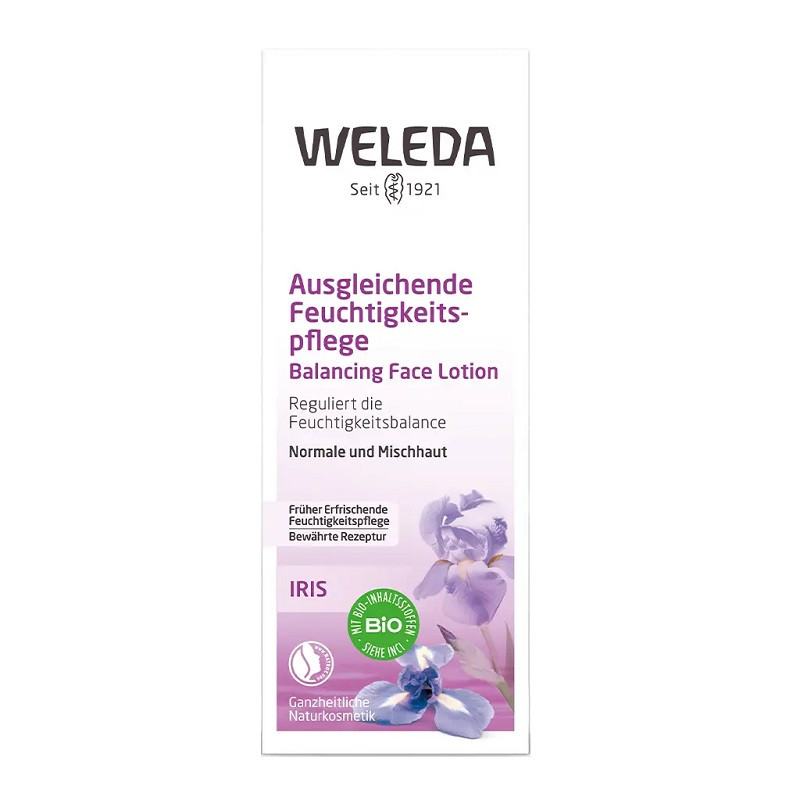 Weleda Крем для лица дневной увлажняющий Ирис 30 мл