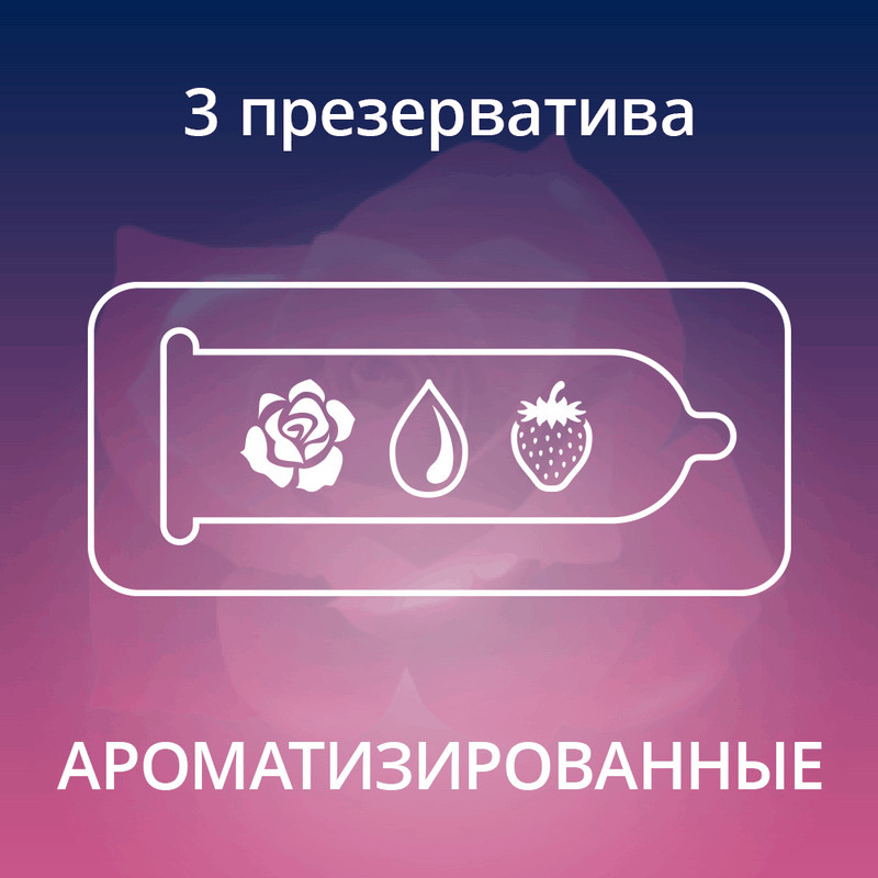 Contex Romantic Love Презервативы ароматизированные 3 шт