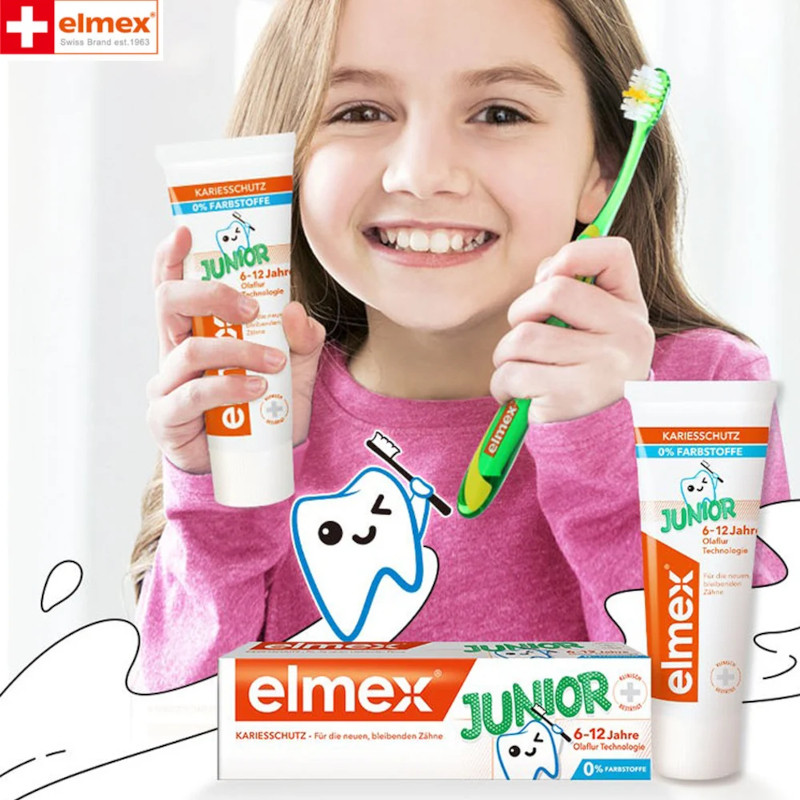 Elmex Junior Зубная паста для детей 6-12 лет 75 мл