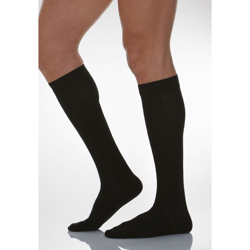 Relaxsan Гольфы компрессионные с хлопком мужские Cotton Socks 2 класс компресии размер 5 Черные