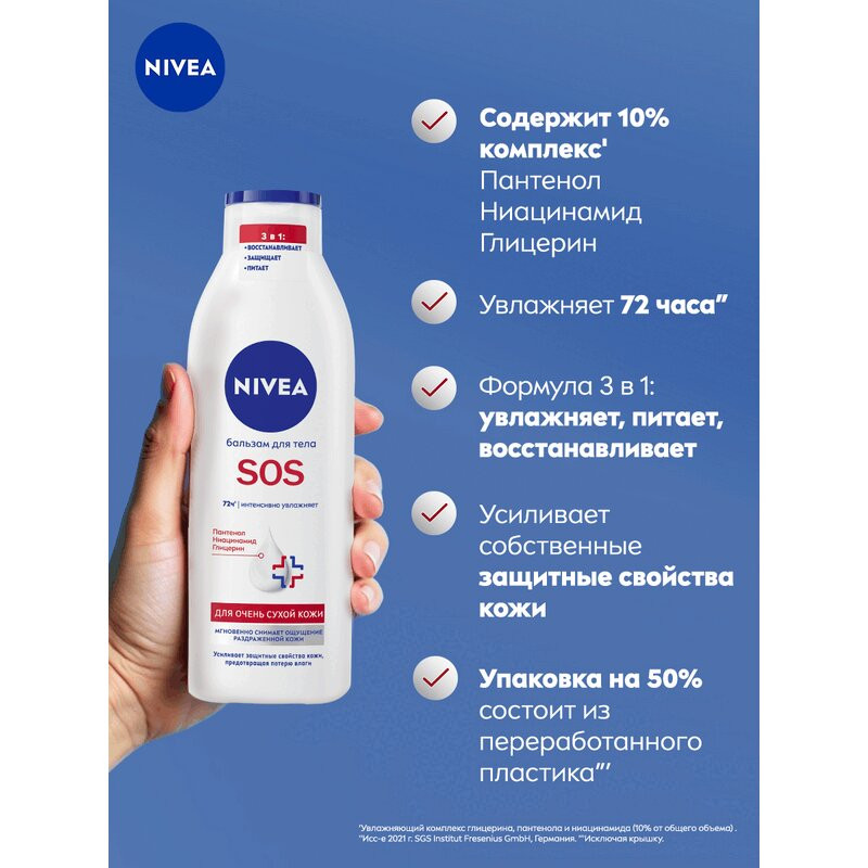Nivea SOS Бальзам для тела 250 мл