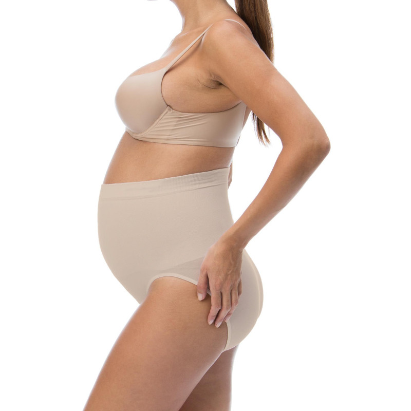RelaxMaternity Бандаж-трусики послеродовый с хлопком размер L Бежевый